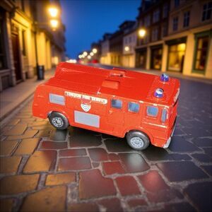 Vintage 1969 Lesney Matchbox Merryweather Fire Engine No.35 Red United Kingdom